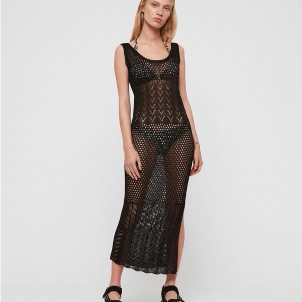 AllSaints Estero Crochet Dress. XS.